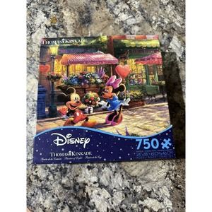 Ceaco 2017 Thomas Kinkade Disney's Mickey & Minnie 750 Jigsaw Puzzle *NEW*‎